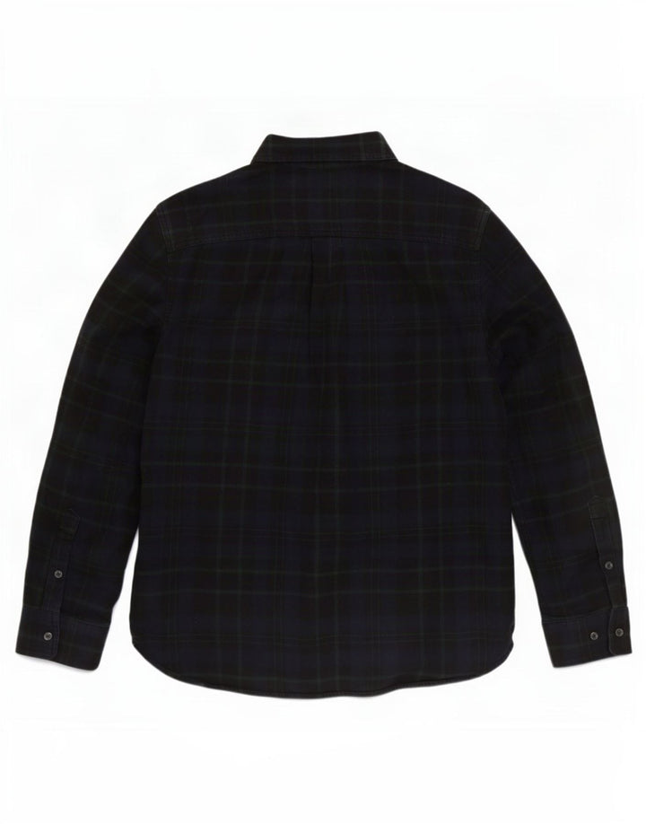 The North Face Herren-Flanellhemd, mittelblau, kariert, Baumwolle