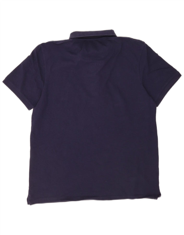 Lyle & Scott Herren Poloshirt XL Marineblau Baumwolle