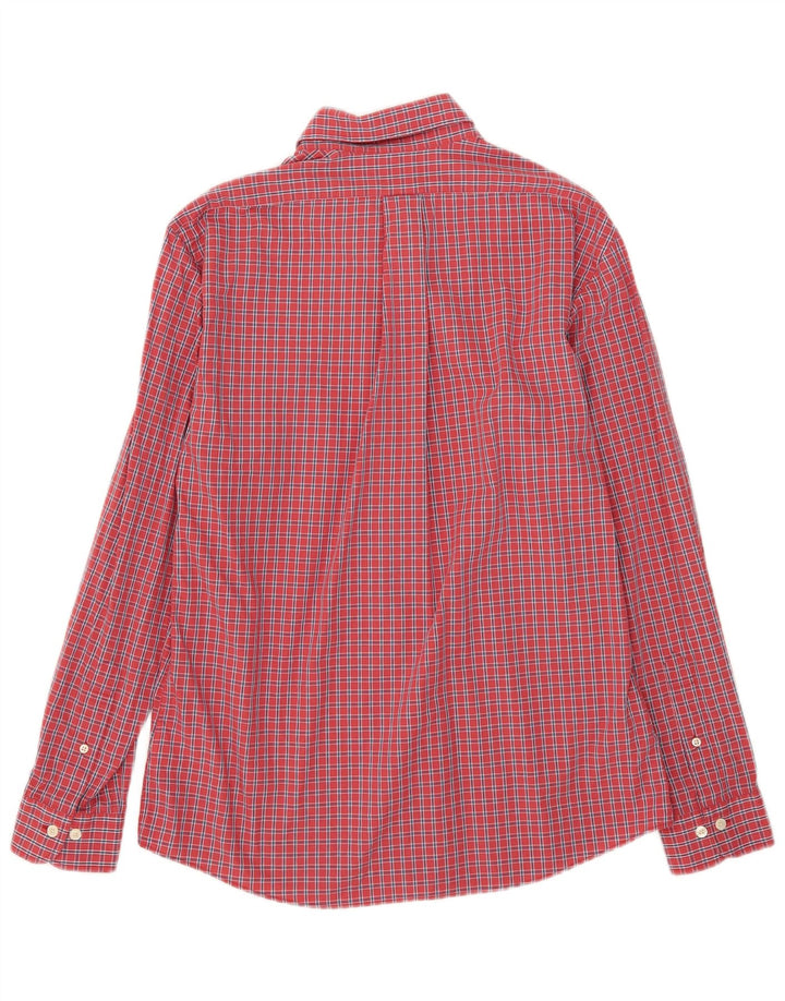 Brooks Brothers Herren-Regent-Hemd, mittelrot, kariert, Baumwolle