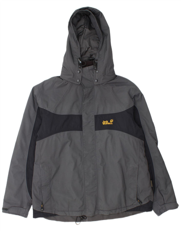 Jack Wolfskin Herren Windjacke UK 40/42 Large Grau Colourblock