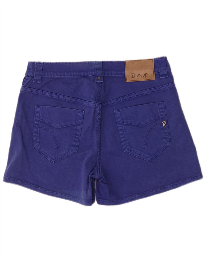 Dondup Damen-Jeansshorts mit normaler Passform, UK 12, Mittel W29, Blau, Baumwolle