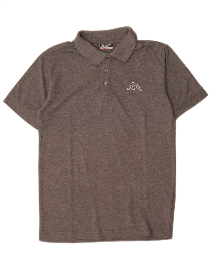 Kappa Herren Poloshirt Small Grau Polyester