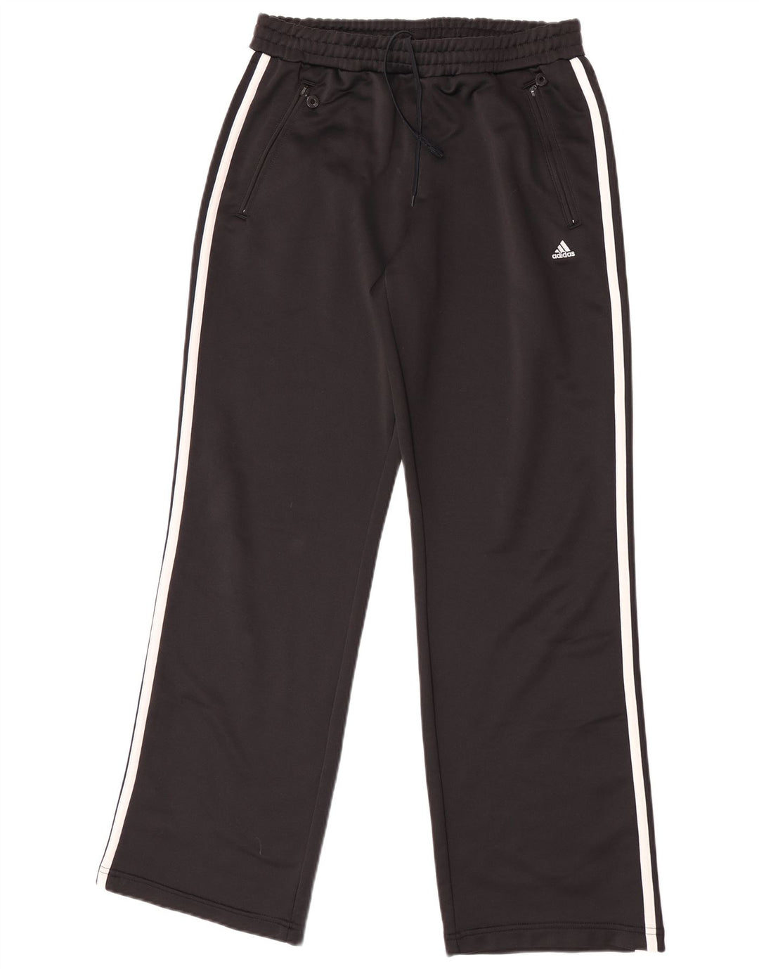 Adidas Damen Trainingshose UK 12 Medium Schwarz Polyester