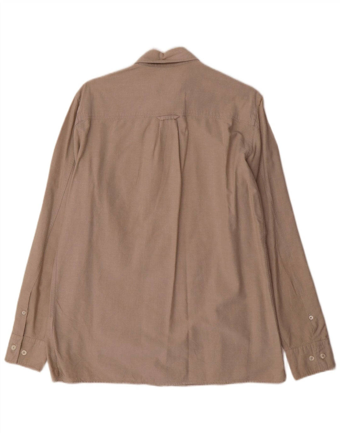 Massimo Dutti Herrenhemd Mittelbeige Baumwolle