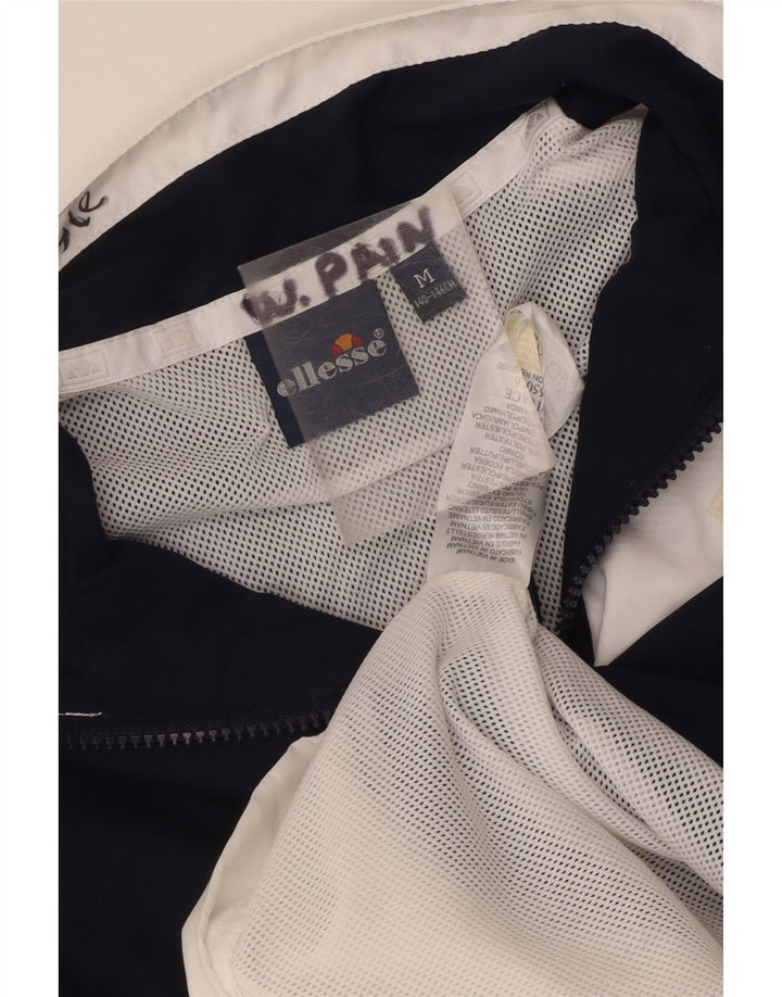 Ellesse Anorak-Jacke für Jungen, 10–11 Jahre, mittleres Marineblau, Farbblock