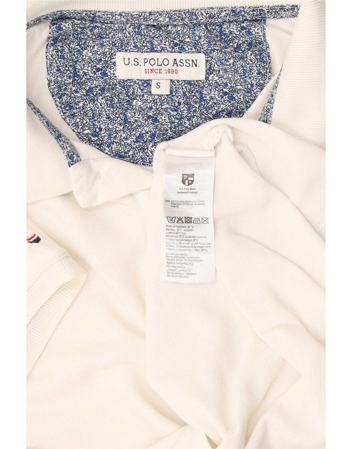 U.S. Polo Assn. Herrenhemd Small aus weißer Baumwolle
