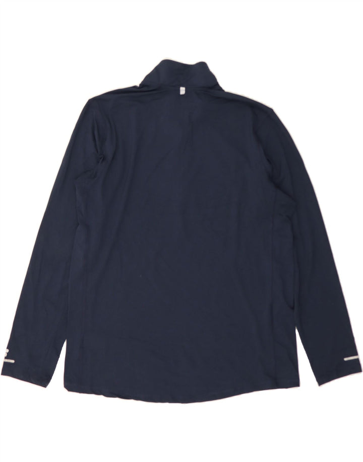 RUSSELL ATHLETIC Mens Pullover Tracksuit Top UK 42/44 Large Navy Blue Vintage Russell Athletic and Second-Hand Russell Athletic from Messina Hembry 