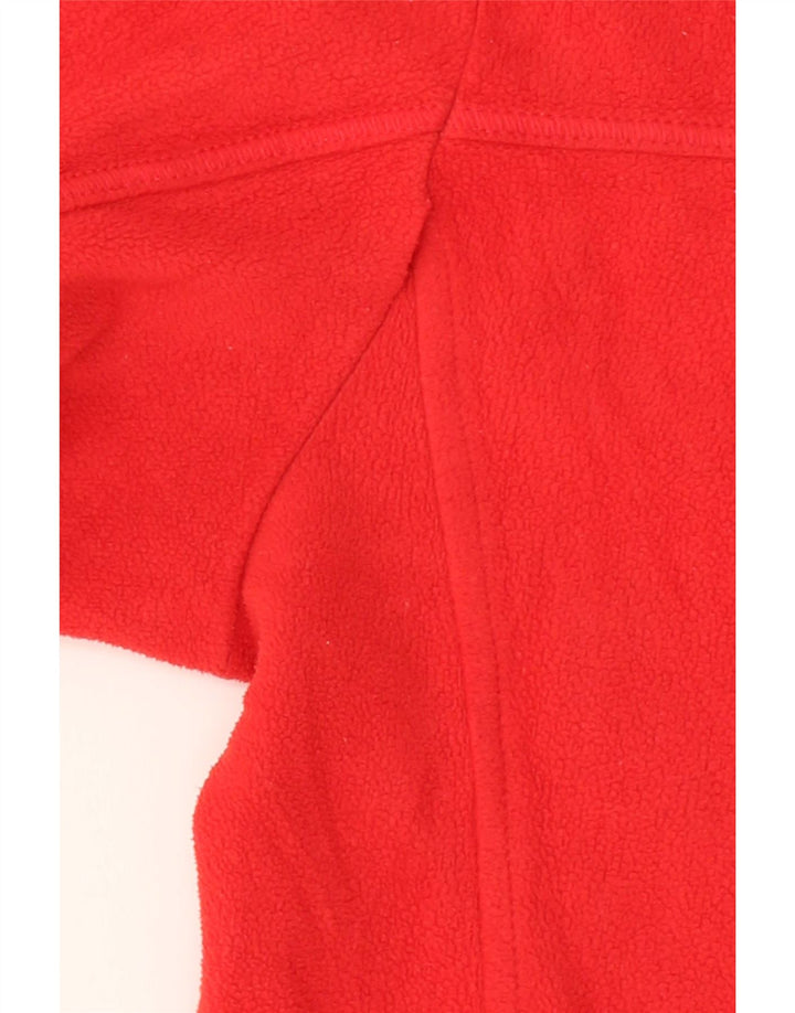 CHAMPION Womens Fleece Jacket UK 18 XL Red Polyester Vintage Champion and Second-Hand Champion from Messina Hembry 