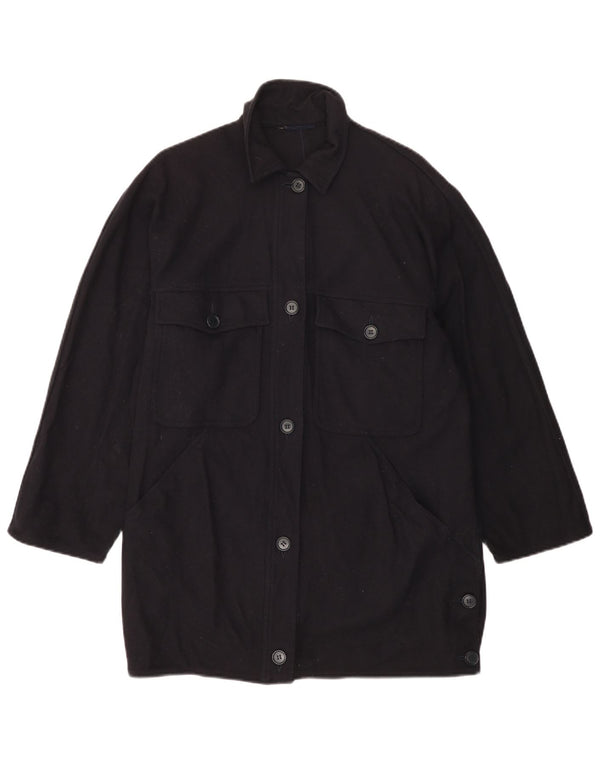 Al Duca D'Aosta Damen Mantel UK 14 Medium Navy Blue