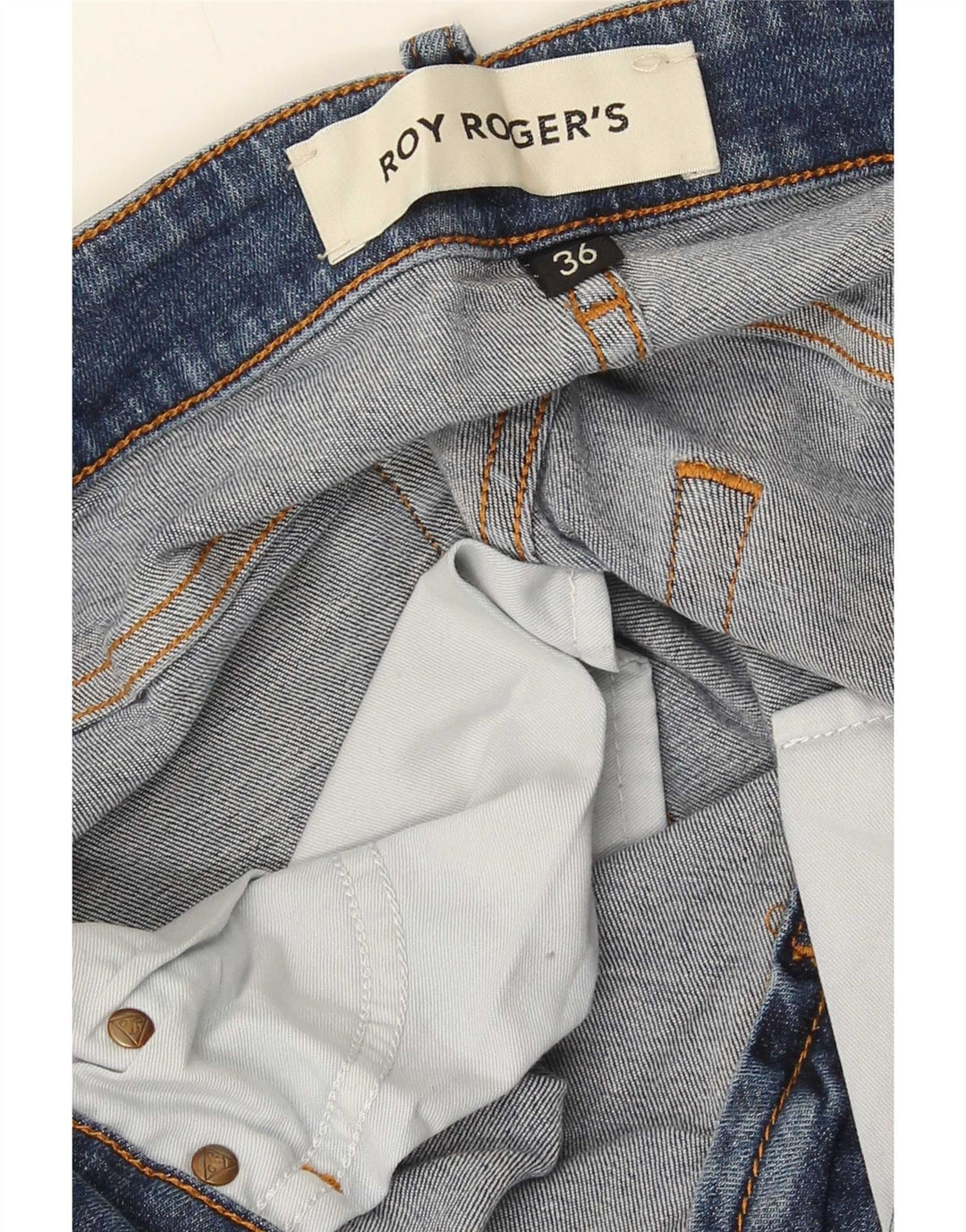 Roy Rogers Herren Slim Jeans W36 L30 Blau