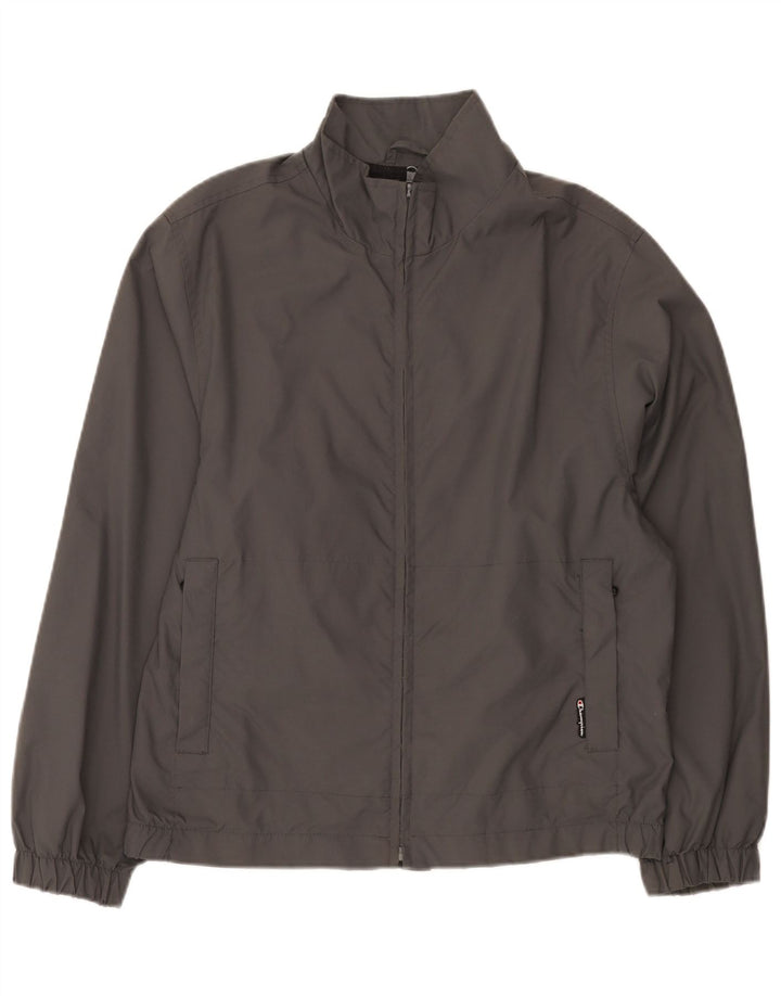Champion Herren Bomberjacke UK 38 Mittelgraues Polyamid
