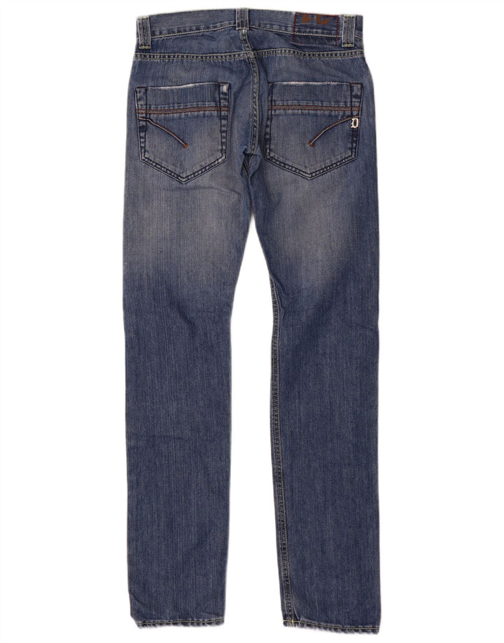 Dondup Herren Slim Jeans W31 L33 Blaue Baumwolle