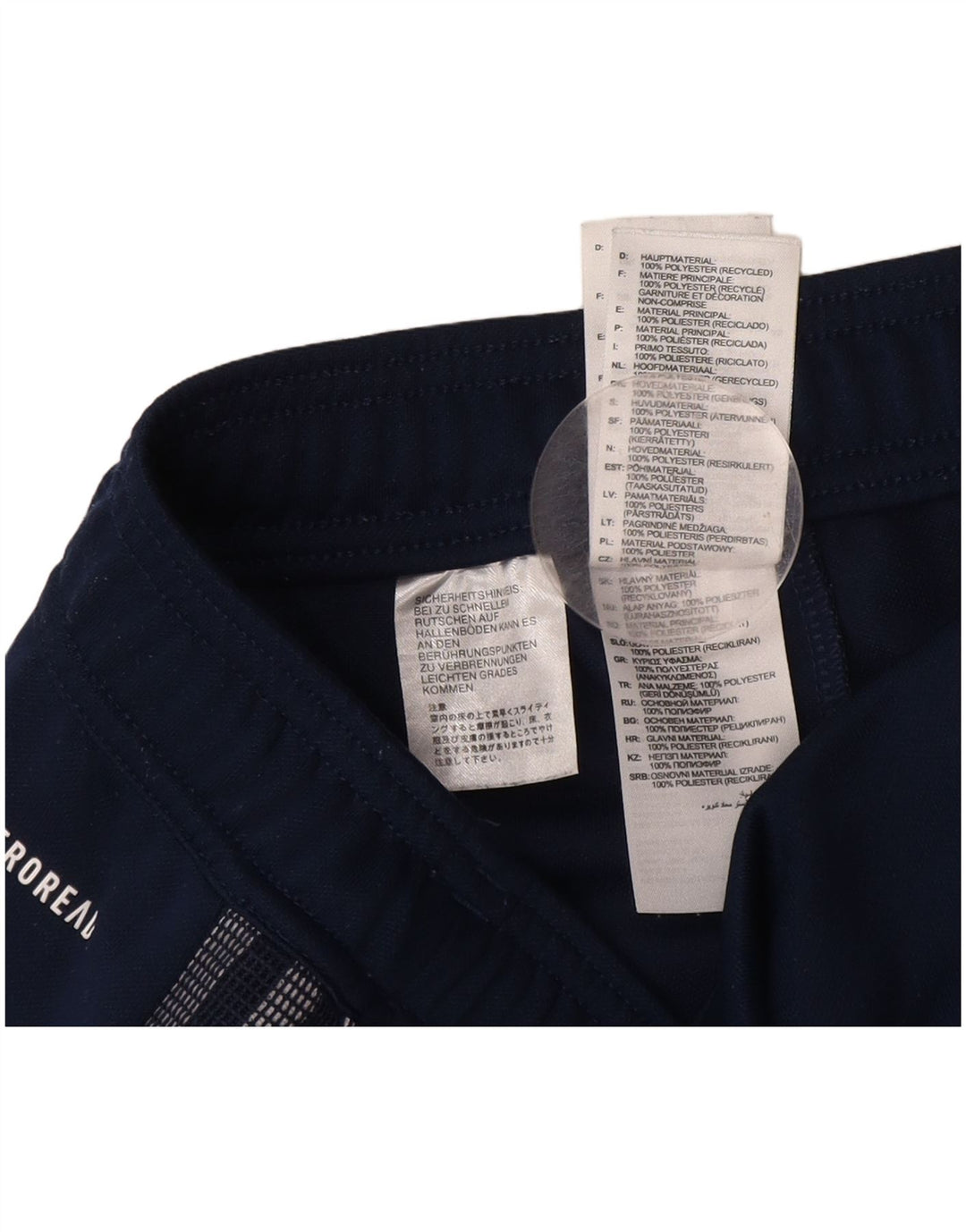 Adidas Herren Aeroready Trainingshose, groß, marineblaues Polyester