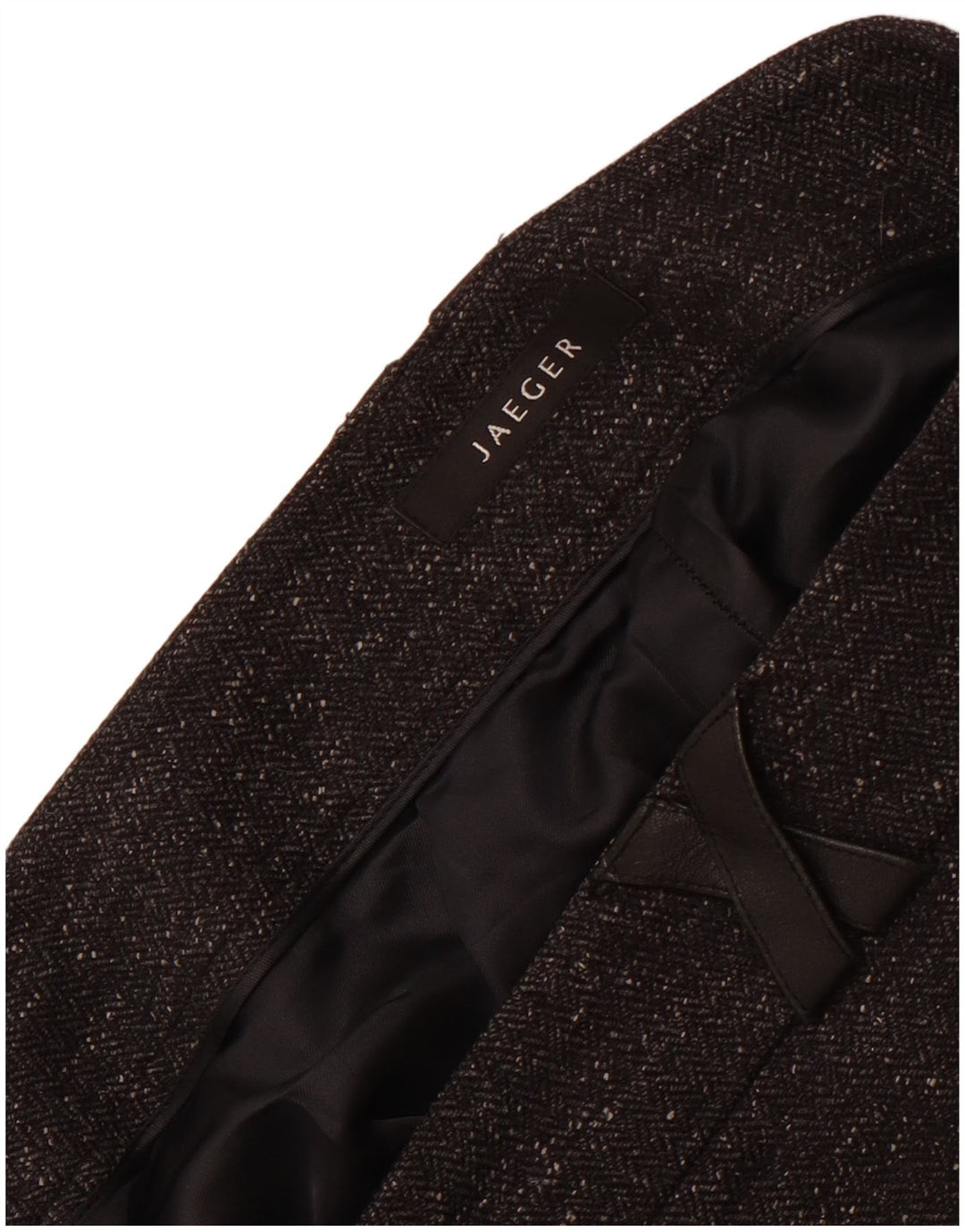 Jaeger Damen-Freizeithose mit weitem Bein, W30, L31, Grau meliert