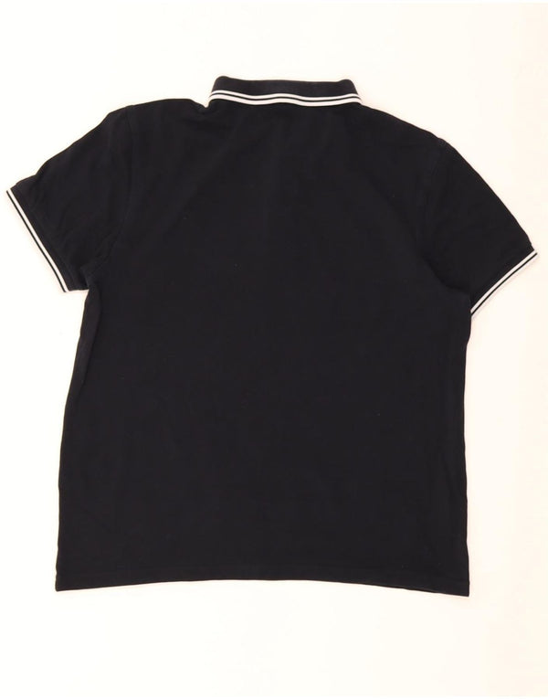Fred Perry Herren Poloshirt XL Marineblau Baumwolle