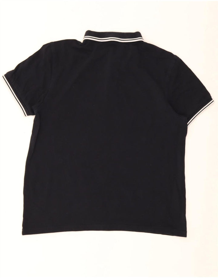 Fred Perry Herren Poloshirt XL Marineblau Baumwolle
