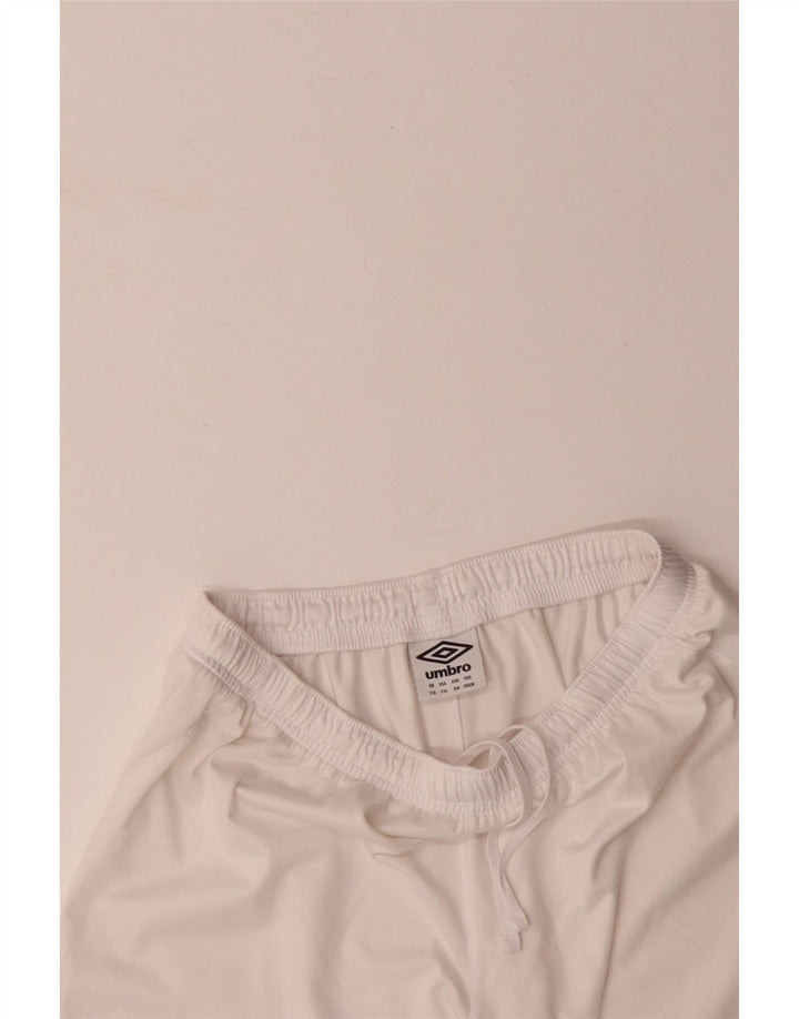 UMBRO Sportshorts für Jungen, 13–14 Jahre, XL, weißes Colourblock-Polyester