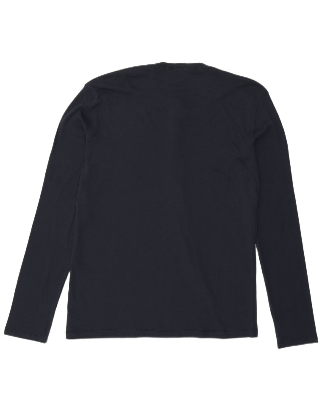 Benetton Herren-Oberteil, langärmelig, 2XL, Marineblau, Baumwolle