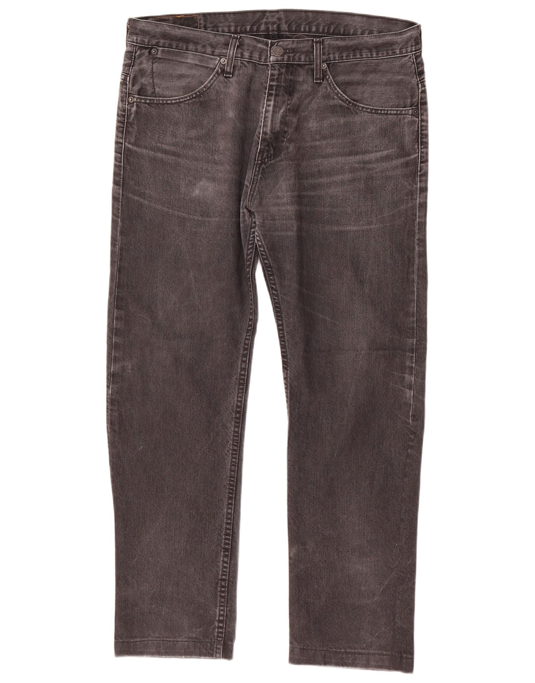 Levi's Herren 504 Straight Jeans W34 L29 Graue Baumwolle