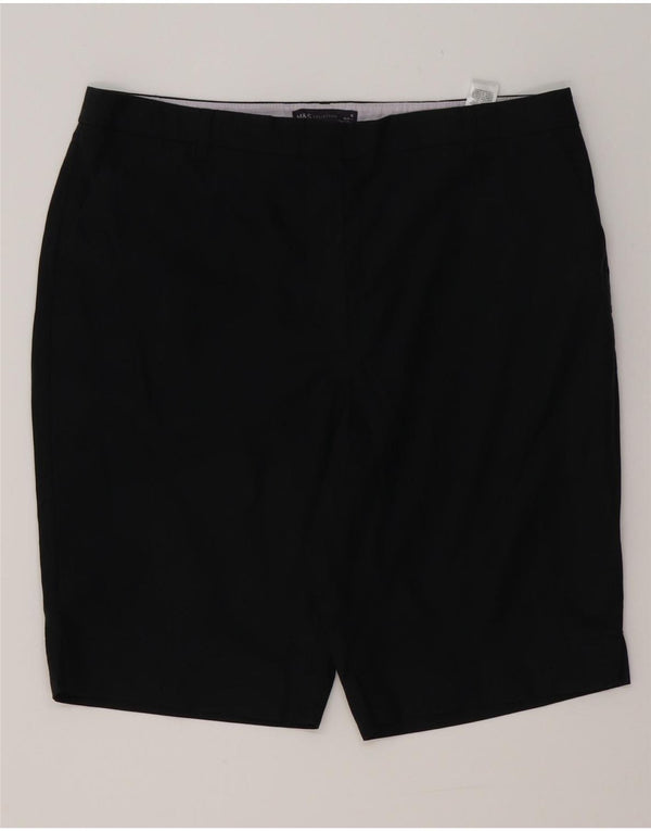 MARKS & SPENCER Damen Chinoshorts UK 16 Large 36 Schwarz Polyester