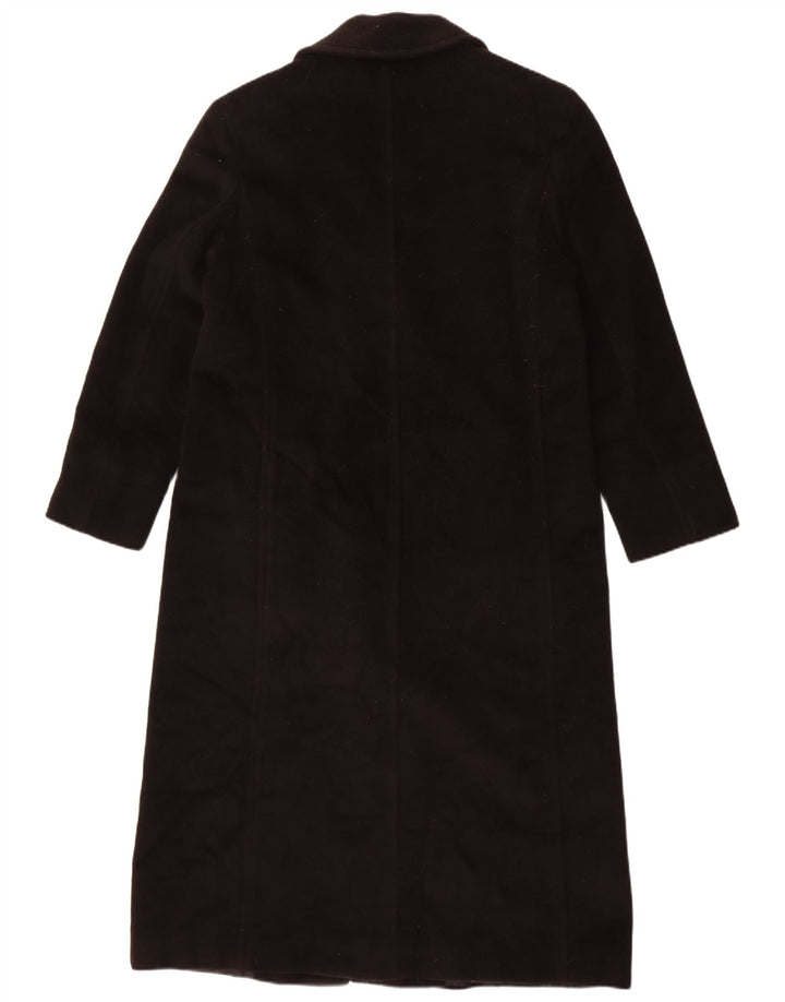 Max & Co. Zweireihiger Damenmantel UK 12 Mittelschwarze Schurwolle