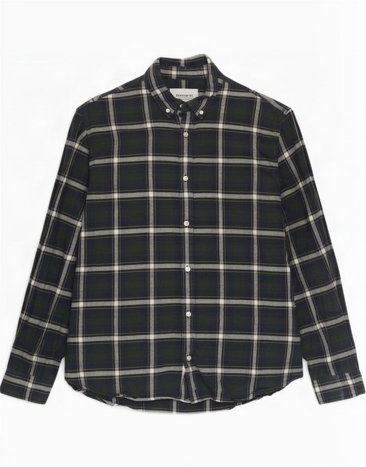 Carhartt Herren-Flanellhemd, groß, grün kariert, Baumwolle