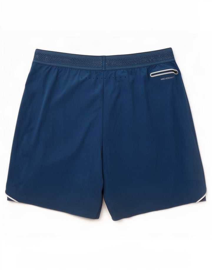Nike Herren-Sportshorts, großes blaues Nylon