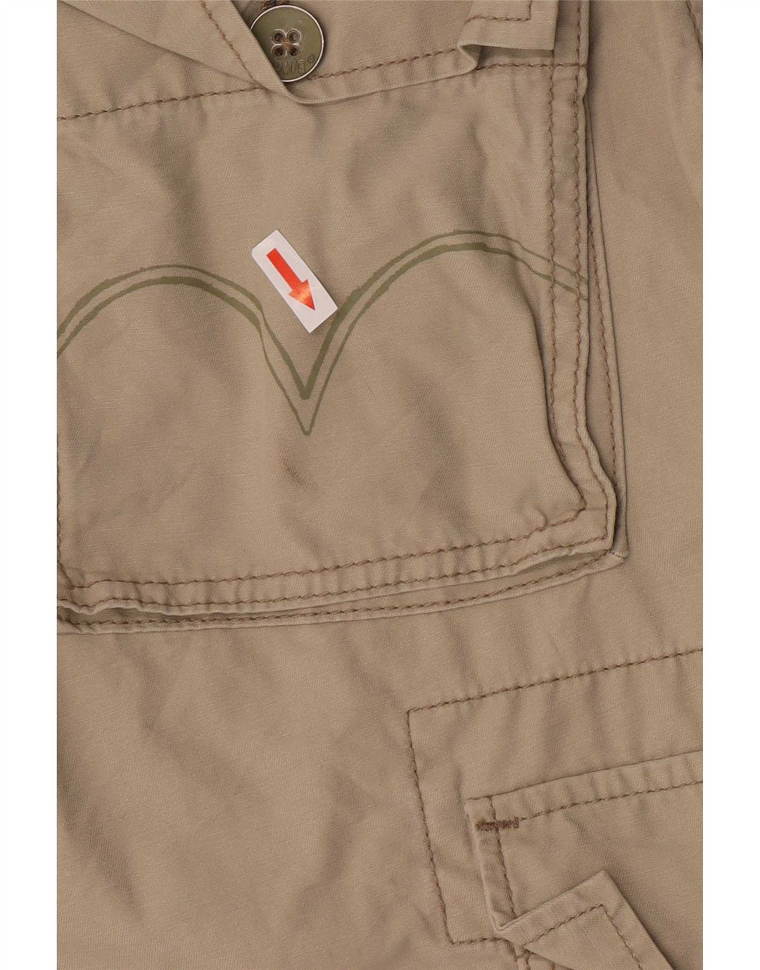 Levi's Herren-Cargo-Shorts, mittelgroß, W32, Khaki, Baumwolle