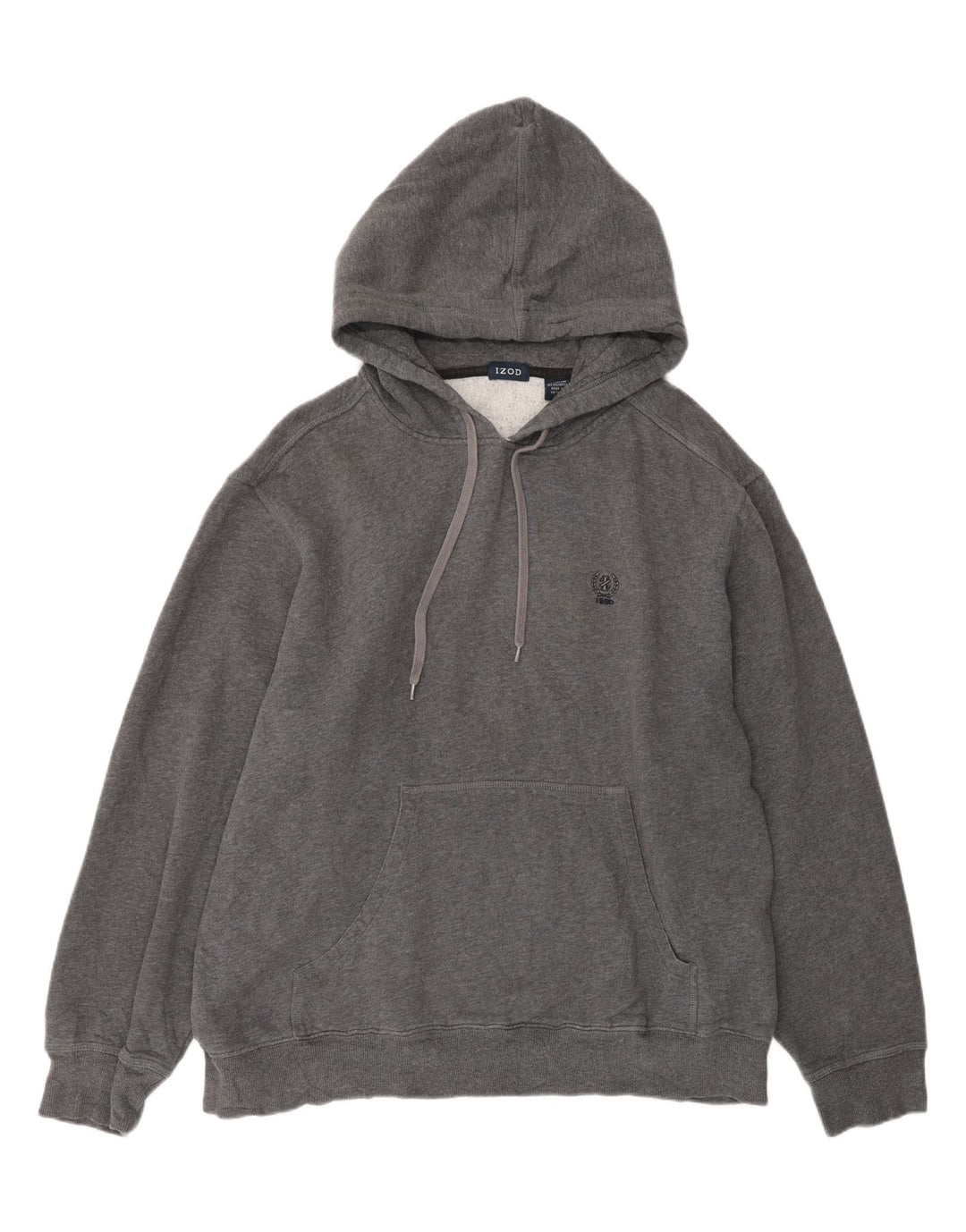 IZOD Mens Hoodie Jumper XL Grey Cotton Vintage Izod and Second-Hand Izod from Messina Hembry 