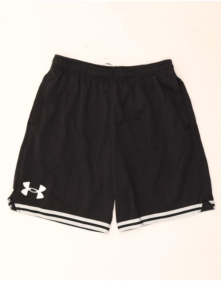 Under Armour Herren Graphic Sport Shorts Großes schwarz gestreiftes Polyester