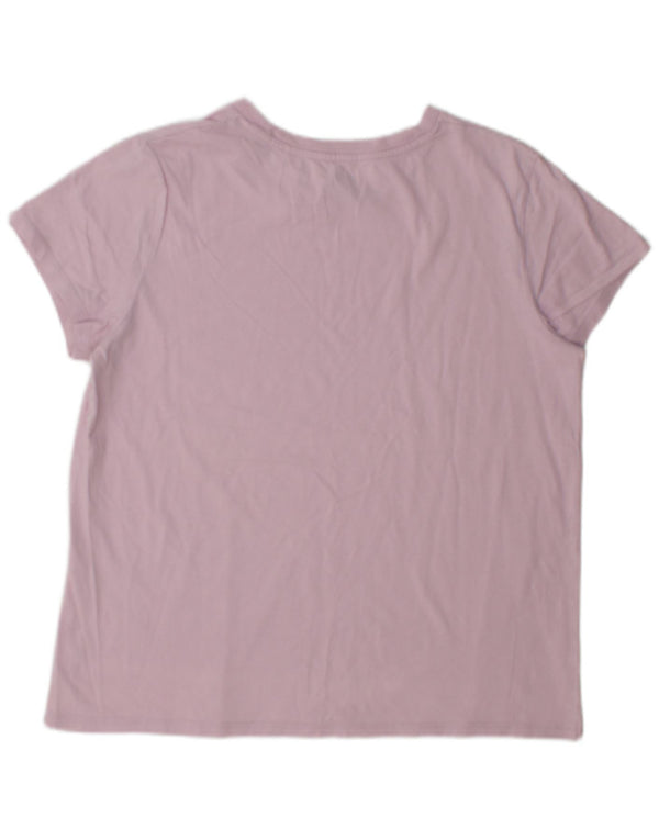 Levi's Damen Grafik-T-Shirt-Oberteil UK 16 Large Pink