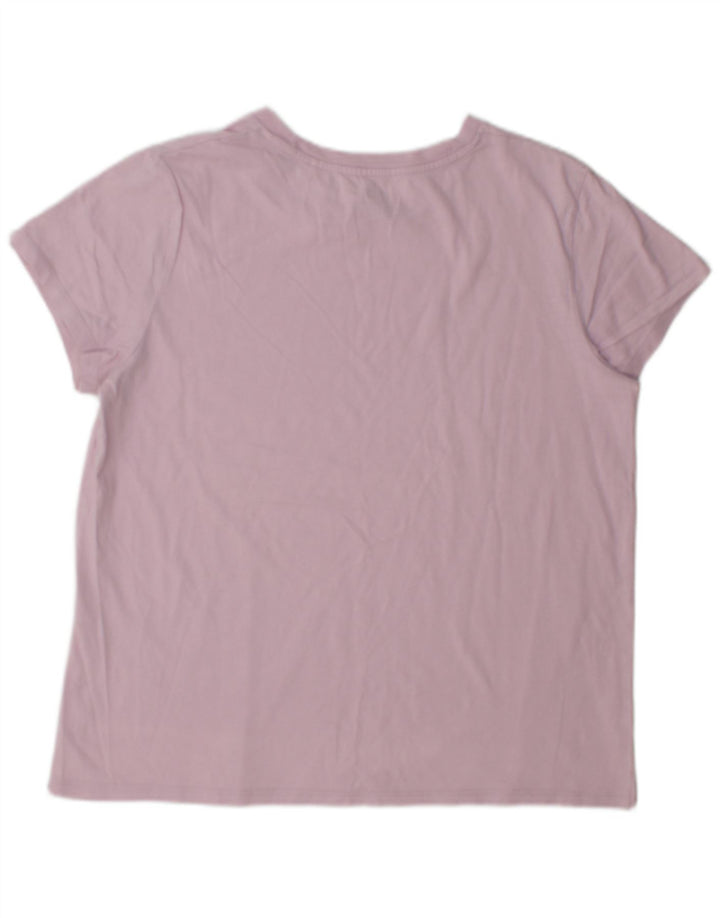 Levi's Damen Grafik-T-Shirt-Oberteil UK 16 Large Pink