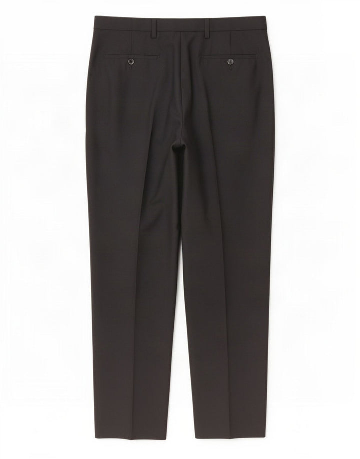 Marks & Spencer Herren-Chinohose mit normaler Passform, W34, L33, schwarzes Polyester