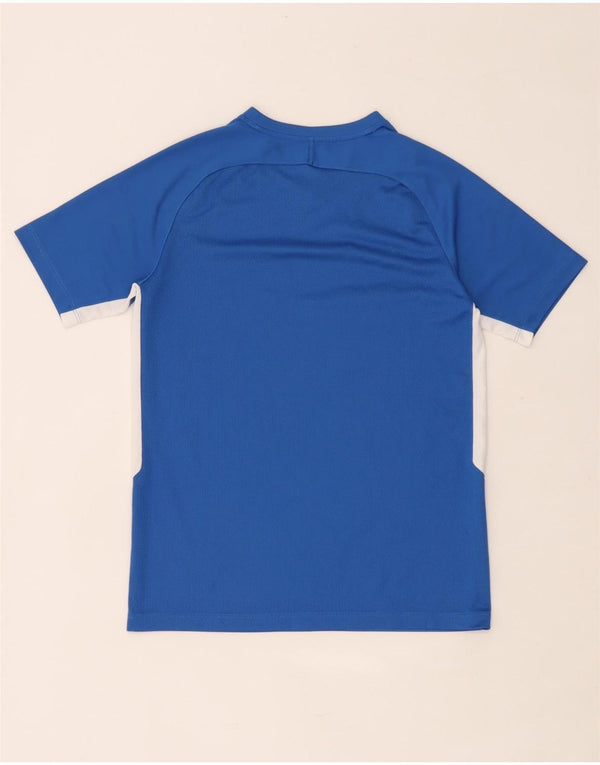 Nike Dri Fit T-Shirt für Jungen, 13–14 Jahre, XL, Blau, Farbblock