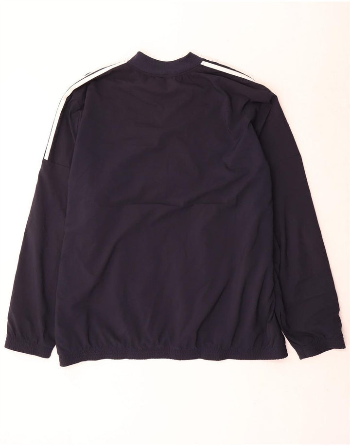 Adidas Herren Trainingsanzug Top Jacke 2XL Marineblau Polyester