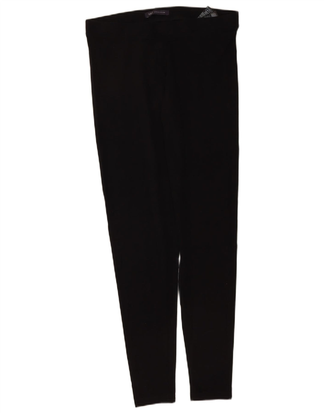 Marks & Spencer Womens Regular Leggings UK 12 Mittelschwarze Baumwolle