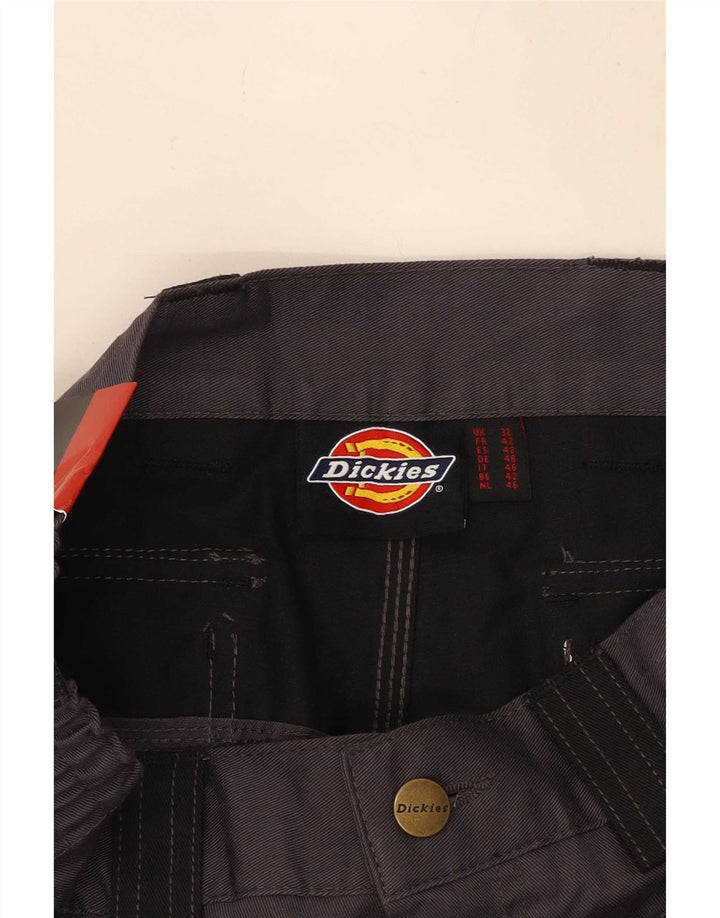 Dickies Herren Cargoshorts W32 mittelgraue Colourblock-Baumwolle