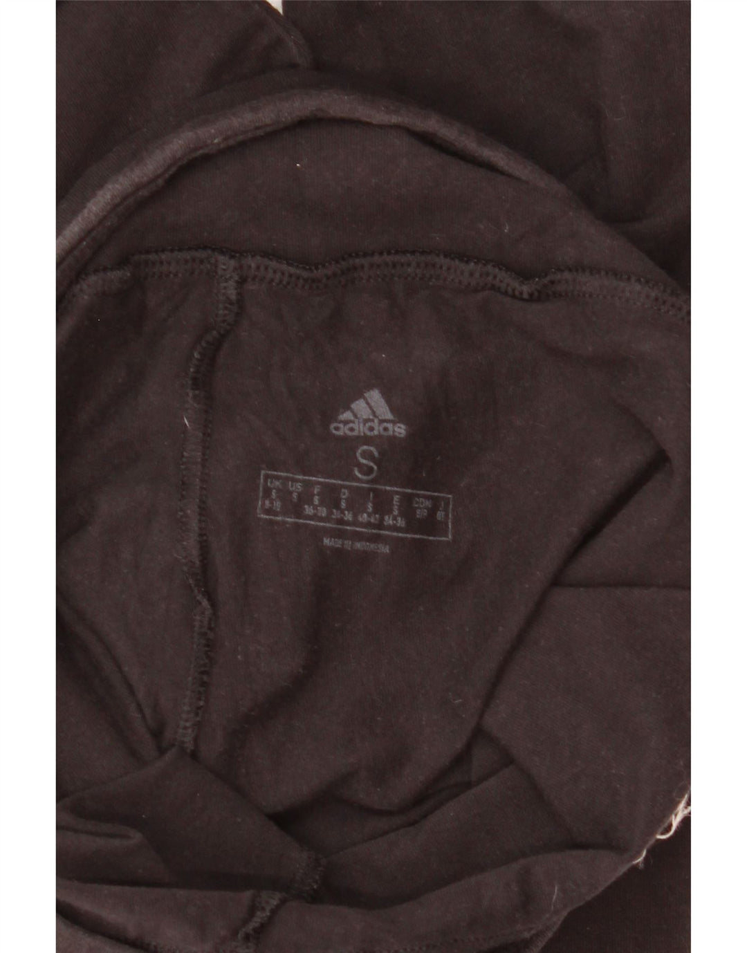 Adidas Damen Graphic Leggings UK 8/10 Small Schwarz