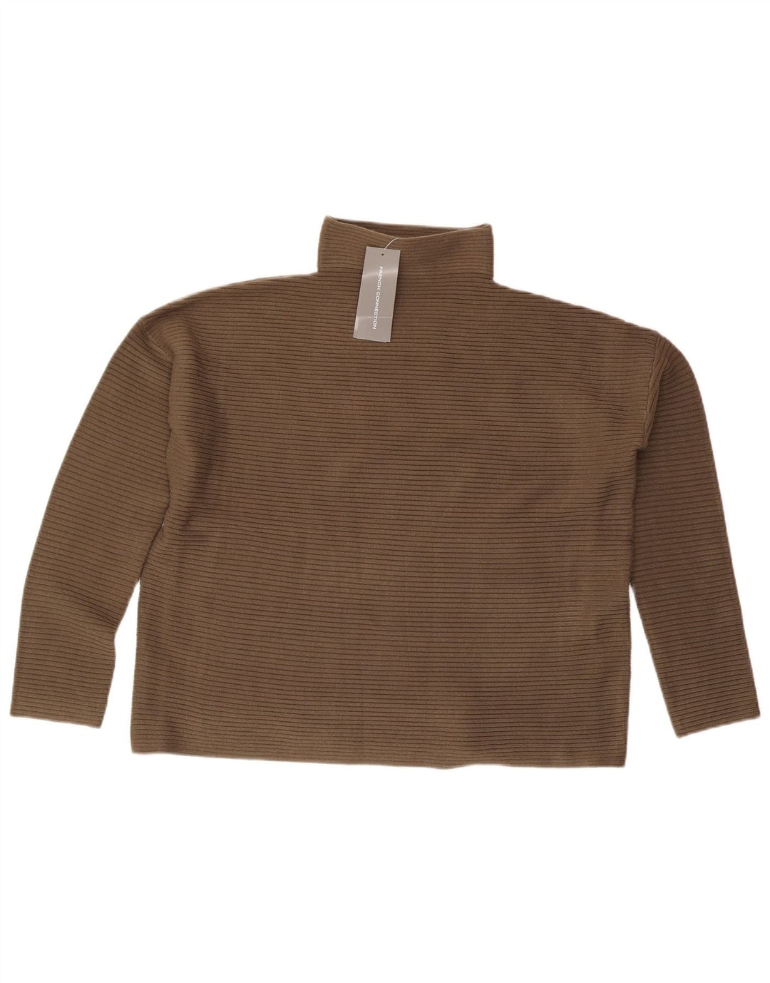 French Connection Rollkragenpullover für Damen, Gr. 10, Khaki