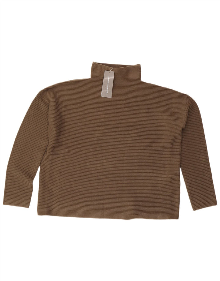 French Connection Rollkragenpullover für Damen, Gr. 10, Khaki
