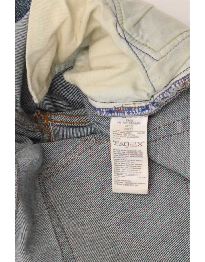 Gap Herren Slim Jeans W29 L32 Blaue Baumwolle