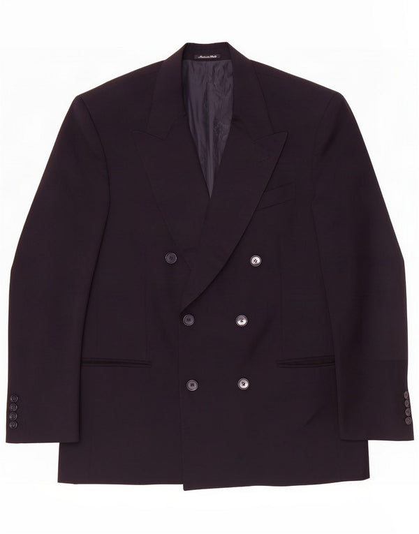 Paul & Shark Herren-Blazer, zweireihig, UK 36, Größe S, marineblau, Wolle