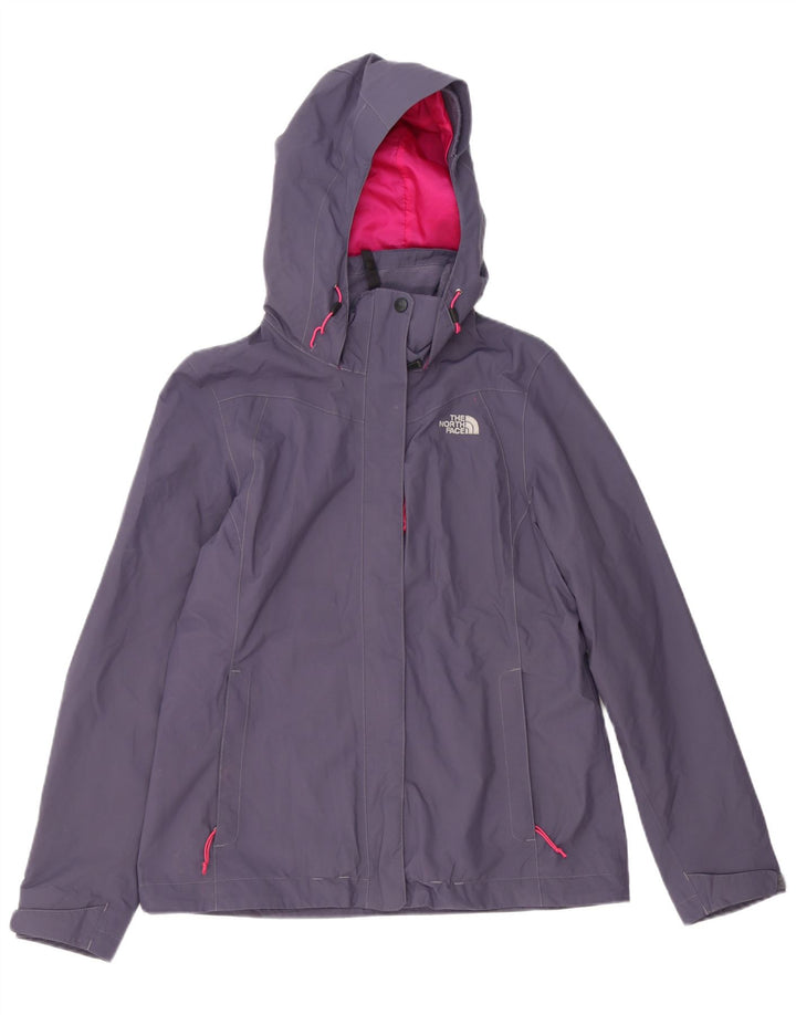 The North Face Damen-Regenjacke mit Kapuze, UK 12, mittelviolettes Nylon