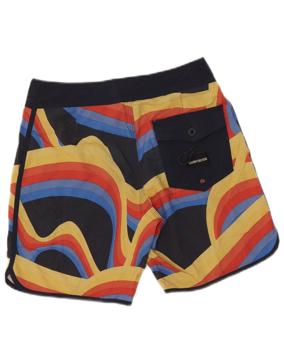 Quiksilver Herren-Badeshorts, klein, mehrfarbig, gestreift, Polyester