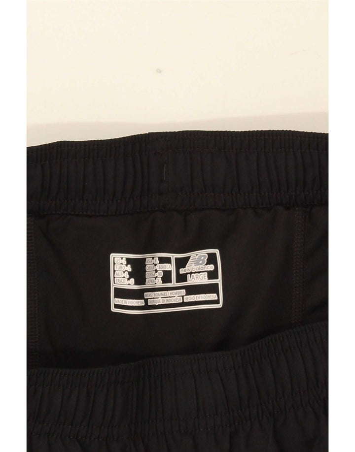 New Balance Herren-Sportshorts, Größe L, Schwarz