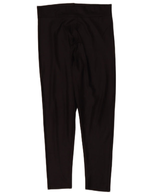 Zara Damen Leggings UK 14 Large Schwarz