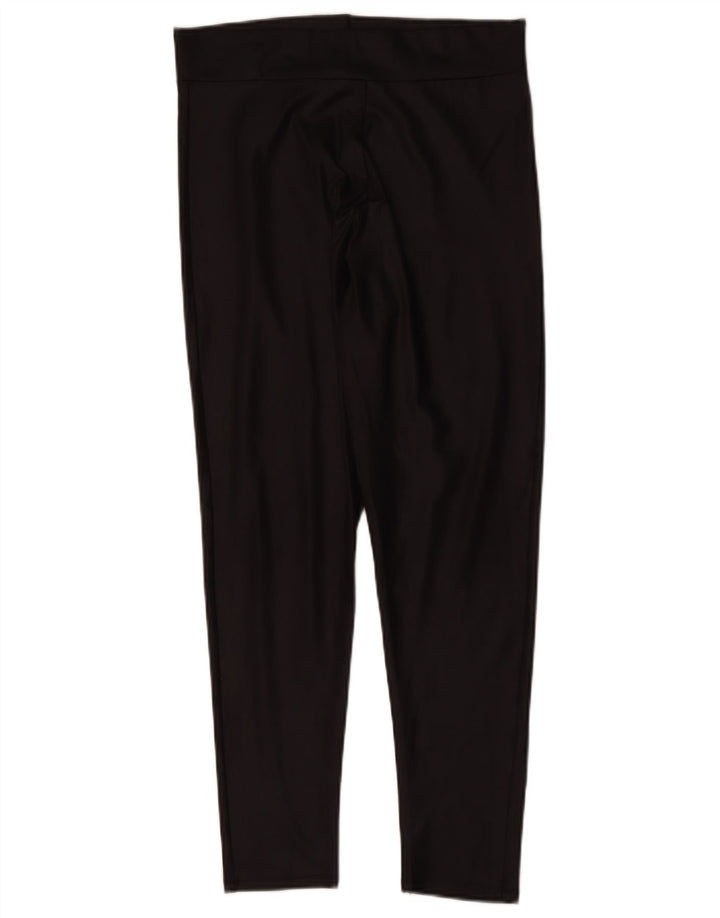 Zara Damen Leggings UK 14 Large Schwarz