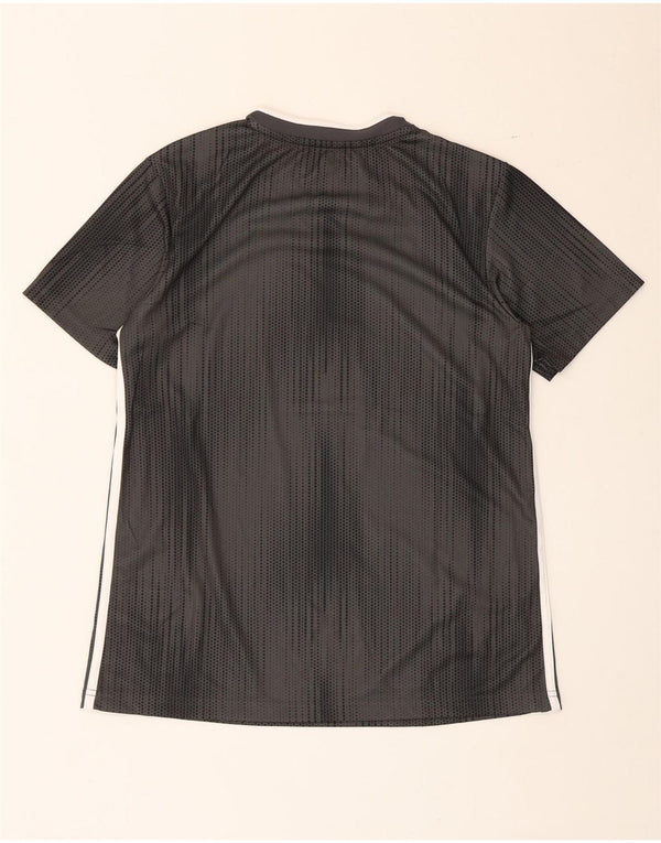 Adidas Damen Aeroready T-Shirt Top UK 12/14 Medium Schwarz