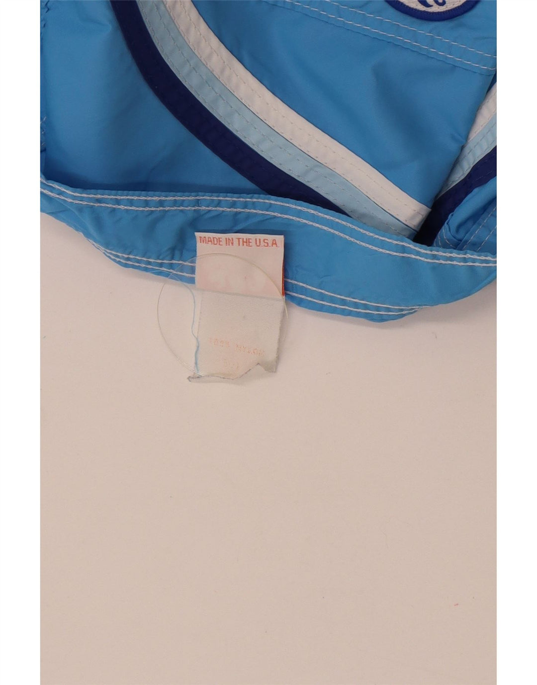 Sundek Herren-Badeshorts aus mittelblauem Colourblock-Nylon