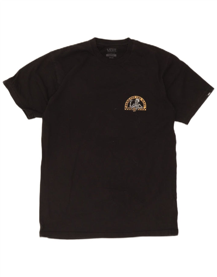 Vans Herren-T-Shirt mit klassischer Passform, mittelschwarzer Baumwolle